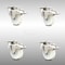 Service Caster 3 Inch 316SS Nylon Wheel Swivel Top Plate Caster Set Total Lock Brake SCC SCC-SS316TTL20S314-NYS-4 - alternate 1